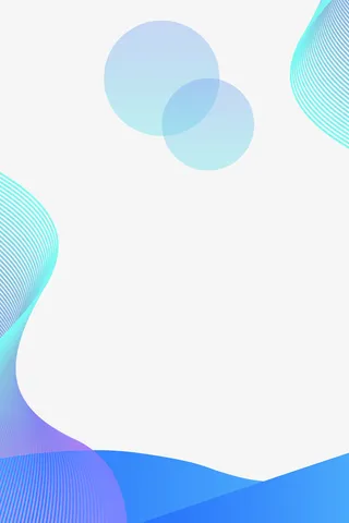 蓝色渐变条纹装饰免抠