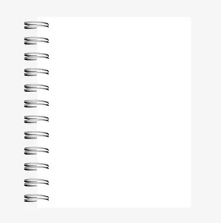 书本装订线性螺旋素材免抠