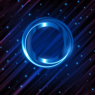 宝蓝色炫酷 立体水晶泡泡背景高清