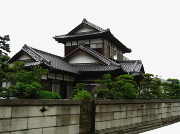 日式农舍免抠