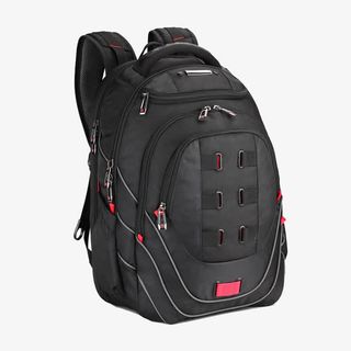 商务多功能双肩包免抠