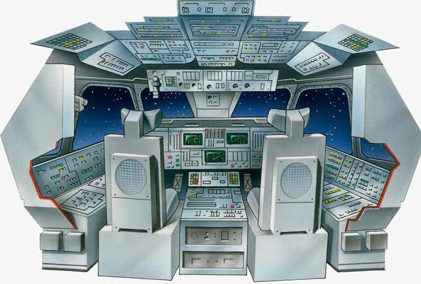 太空船驾驶舱免抠