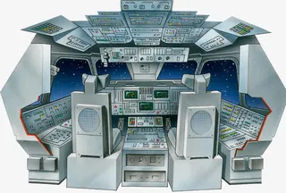 太空船驾驶舱免抠