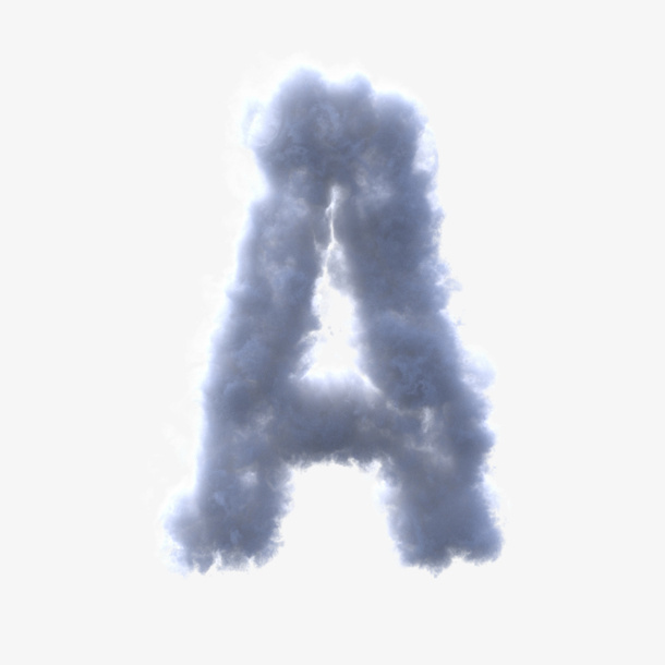 免扣元素云彩数字A免抠