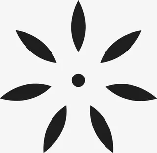 角花底纹花型对称平面图形免抠