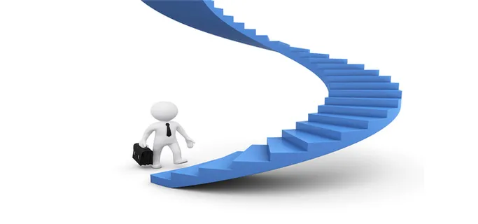 楼梯立体小人海报背景高清