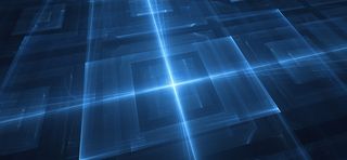 淘宝蓝色科技banner背景高清