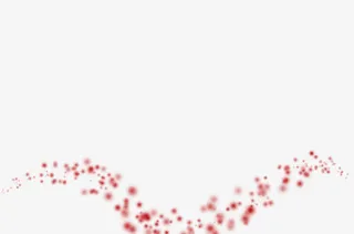 V形漂浮花瓣免抠