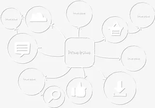 思维导图信息图表免抠