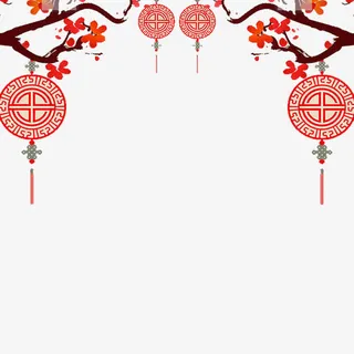 春节装饰素材免抠手绘/卡通卡通元素