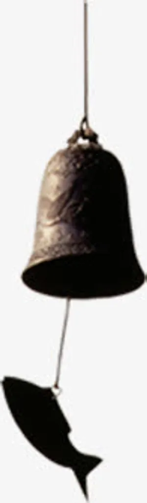 祈福风铃外景风景免抠