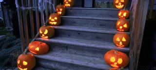 万圣节鬼节南瓜灯背景banner