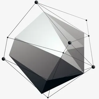 矢量拼接棱形几何免抠