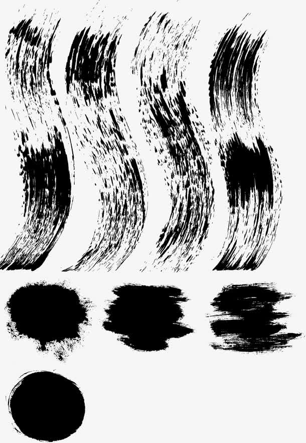 矢量笔刷元素免抠