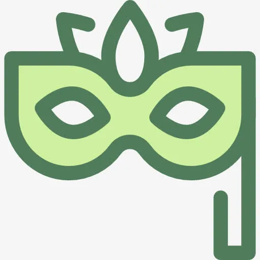 狂欢节面具图标免抠