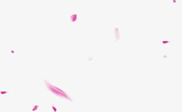 漂浮的花瓣免抠