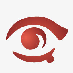 红色的眼睛图标免抠
