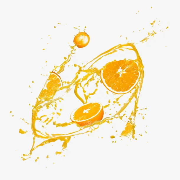 飞舞的橙子免抠