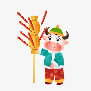 小牛牛年买糖葫芦免抠