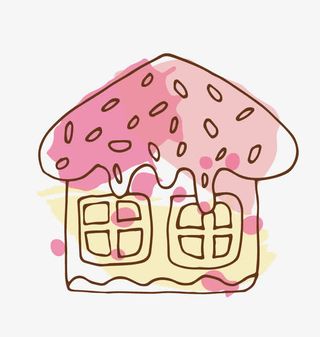 矢量彩色房子免抠