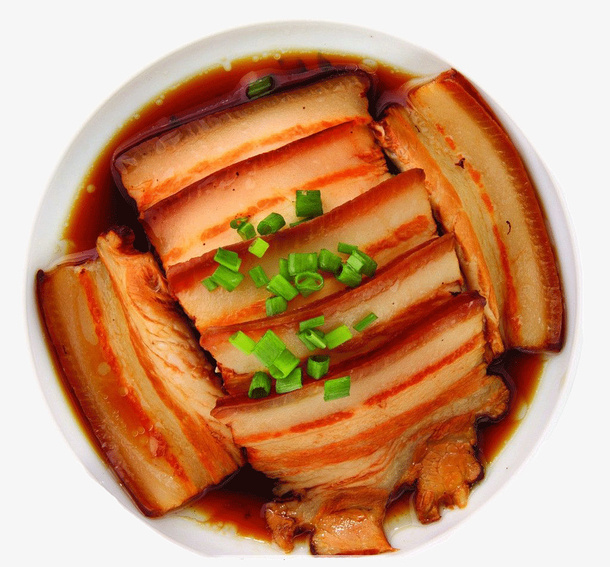 红烧猪头肉免抠