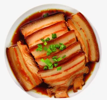 红烧猪头肉免抠