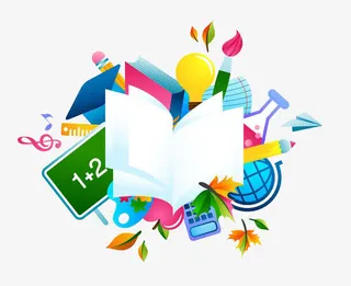 笔书本矢量免抠