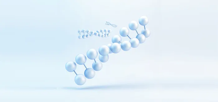 分子基因科技银色海报背景高清