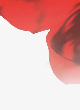 红旗彩带飘扬免抠