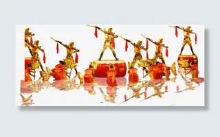 大鼓舞蹈舞台灯光免抠