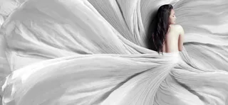 白色飘逸背景装饰高清