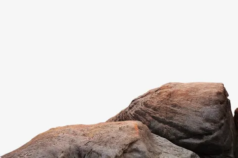 海边的礁石石头效果免抠