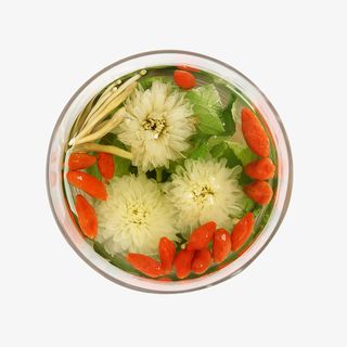 枸杞菊花茶设计素材免抠