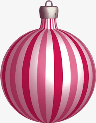 圣诞球装饰图案png免抠