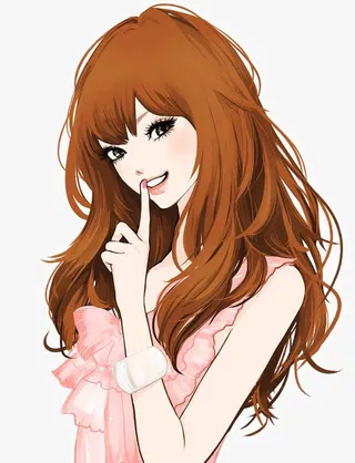 时尚插画人物免抠