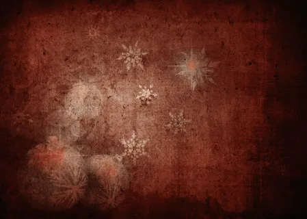 圣诞球与雪花免抠