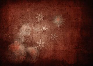 圣诞球与雪花免抠