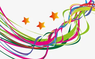 创意时尚花纹免抠