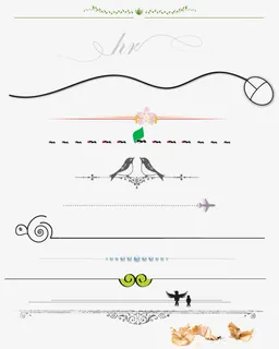 鼠标分割线免抠