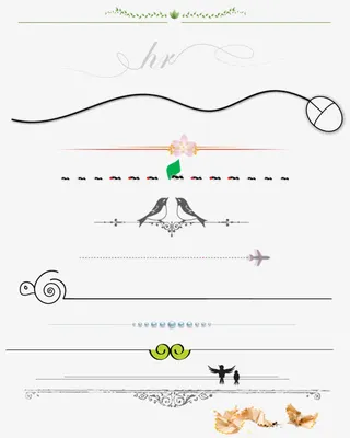 鼠标分割线免抠