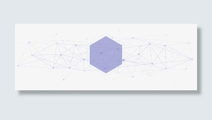科技感线条六边形免抠