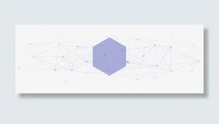 科技感线条六边形免抠