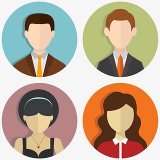 人物头像设计集合矢量素材免抠