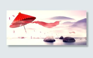 水墨中国风背景设计