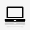 笔记本电脑反射免抠