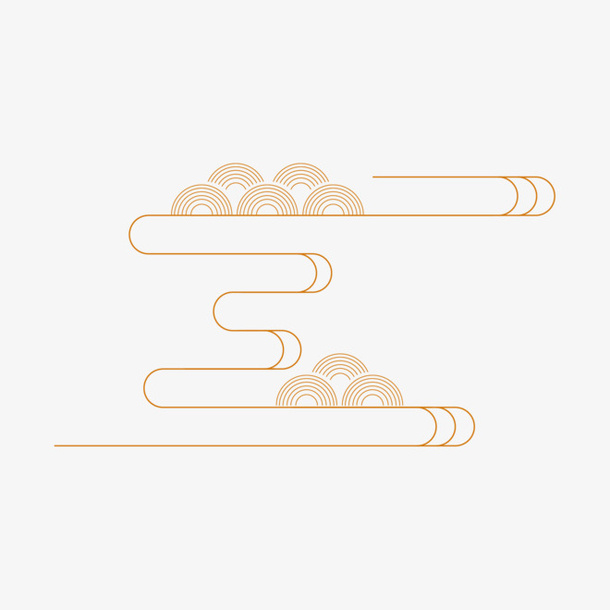 中式祥云免抠免抠