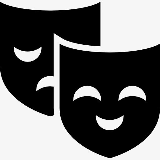 戏剧面具图标免抠