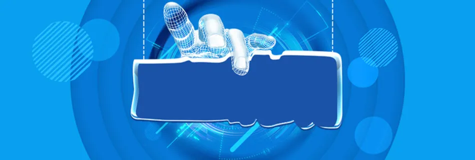 电子产品蓝色科技banner高清