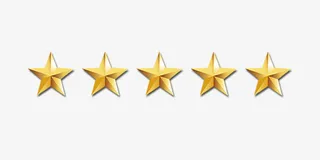 黄色五角星素材免抠