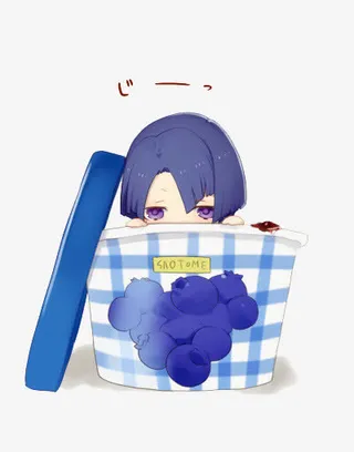 冰激凌里的Q版小孩免抠